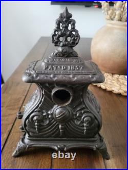 Antique 1857 The PET Salesman's Sample Cast Iron Stove by Young & Bro. Albany NY