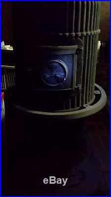 Antique 1865 Hercules No. 14 Pot Belly Stove In Working Condition Excellent