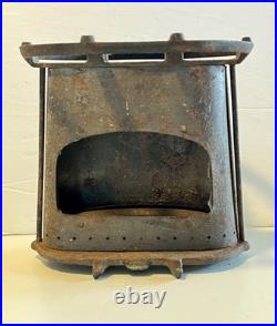 Antique 1887 CROWN Lamp Sad Iron Heater Stove, PAT. No. 357,545. See Photos