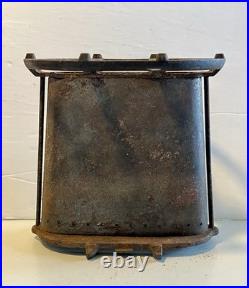 Antique 1887 CROWN Lamp Sad Iron Heater Stove, PAT. No. 357,545. See Photos
