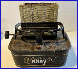 Antique 1887 CROWN Lamp Sad Iron Heater Stove, PAT. No. 357,545. See Photos