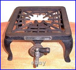 Antique? 1920's? Tabletop Cast Iron Stove Burner? Elgin ILL. Stove & Oven Co