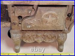 Antique 19th C. PERFECTION Salesman's Sample Cast Iron Stove with Accessories