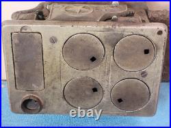 Antique 19th C. PERFECTION Salesman's Sample Cast Iron Stove with Accessories