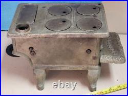 Antique 19th C. PERFECTION Salesman's Sample Cast Iron Stove with Accessories