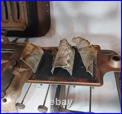 Antique 19th C Rare Rathbone Sard Co. Champion Four Burner Sad Iron Heater Stove