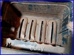 Antique 19th C Rare Rathbone Sard Co. Champion Four Burner Sad Iron Heater Stove