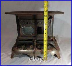 Antique 19th C Rare Rathbone Sard Co. Champion Four Burner Sad Iron Heater Stove