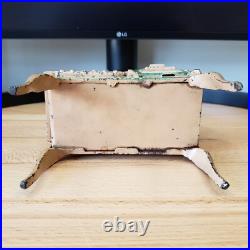 Antique Arcade Cast Iron Hotpoint Electric Stove with 3 Cast Iron Skillets