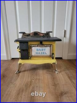 Antique Baby Hazel Cast Iron Salesman Sample Toy Stove The Rome Stove & Range Co