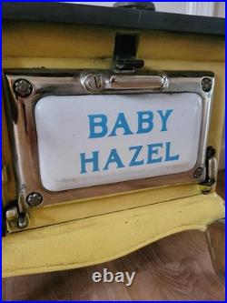 Antique Baby Hazel Cast Iron Salesman Sample Toy Stove The Rome Stove & Range Co