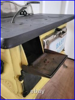 Antique Baby Hazel Cast Iron Salesman Sample Toy Stove The Rome Stove & Range Co