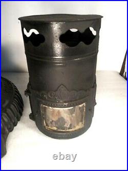 Antique Beauty Page Bros. & Co Boston Cast Iron Kerosene Sad Iron Heater Stove