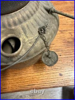 Antique Blue Enamel Perfection Oil Heater Cabin Parlor Stove Kerosene 240-c