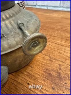 Antique Blue Enamel Perfection Oil Heater Cabin Parlor Stove Kerosene 240-c