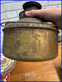 Antique Blue Enamel Perfection Oil Heater Cabin Parlor Stove Kerosene 240-c