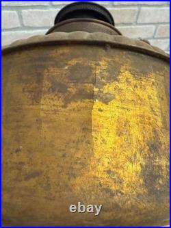 Antique Blue Enamel Perfection Oil Heater Cabin Parlor Stove Kerosene 240-c