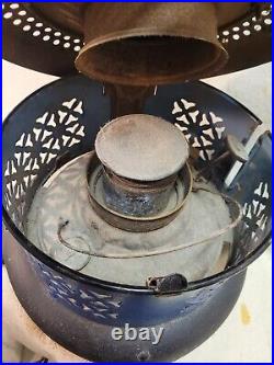Antique Blue (repainted) 630 Perfection Oil Kerosene Parlor Cabin Heater Stove