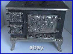 Antique Bucks Junior 4 Cast Iron Stove Salesman Sample c. 1900 22 Tall