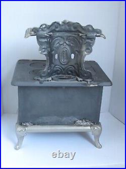 Antique Bucks Junior 4 Cast Iron Stove Salesman Sample c. 1900 22 Tall