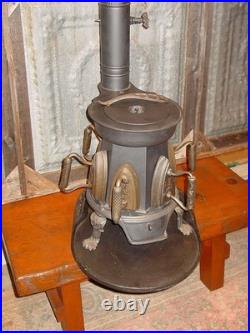 Antique Cast Iron 6 Panel Sad Iron Laundry Heating Stove Wood Coal 6 Irons Board