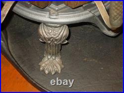 Antique Cast Iron 6 Panel Sad Iron Laundry Heating Stove Wood Coal 6 Irons Board