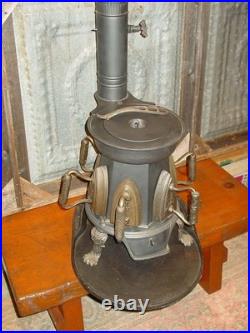 Antique Cast Iron 6 Panel Sad Iron Laundry Heating Stove Wood Coal 6 Irons Board