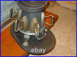 Antique Cast Iron 6 Panel Sad Iron Laundry Heating Stove Wood Coal 6 Irons Board