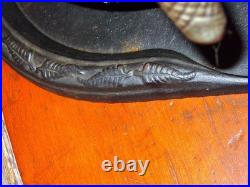 Antique Cast Iron 6 Panel Sad Iron Laundry Heating Stove Wood Coal 6 Irons Board