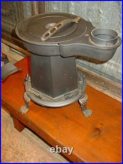 Antique Cast Iron 6 Panel Sad Iron Laundry Heating Stove Wood Coal 6 Irons Board