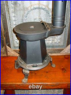 Antique Cast Iron 6 Panel Sad Iron Laundry Heating Stove Wood Coal 6 Irons Board