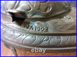 Antique Cast Iron Parlor Stove Rare Needs Repair