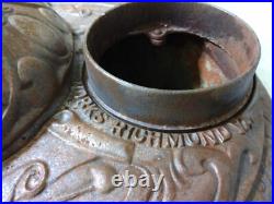 Antique Cast Iron Parlor Stove Rare Needs Repair