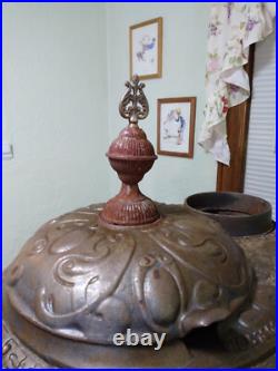 Antique Cast Iron Parlor Stove Rare Needs Repair