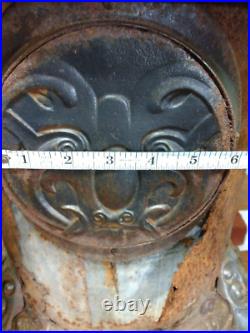 Antique Cast Iron Parlor Stove Rare Needs Repair