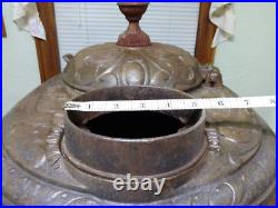 Antique Cast Iron Parlor Stove Rare Needs Repair