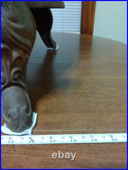 Antique Cast Iron Parlor Stove Rare Needs Repair