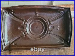 Antique Cast Iron Parlor Stove Top With Finial