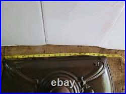 Antique Cast Iron Parlor Stove Top With Finial