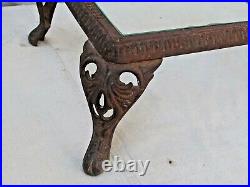 Antique Cast Iron Stove Base The Florence Co. Puritan Mass. C. 1890