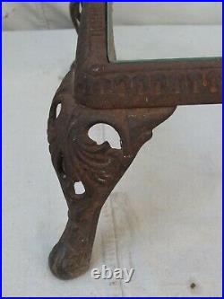 Antique Cast Iron Stove Base The Florence Co. Puritan Mass. C. 1890