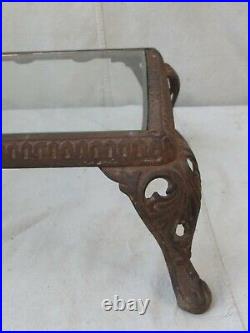 Antique Cast Iron Stove Base The Florence Co. Puritan Mass. C. 1890 Antique Cast Iron Stove Base The Florence Co. Puritan Mass. C. 1890
