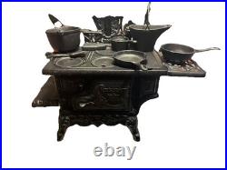 Antique Crescent Cast Iron Salesman Sample Stove (pretty Much Complete)