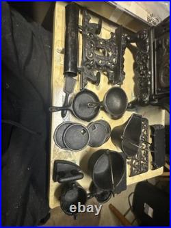 Antique Crescent Cast Iron Salesman Sample Stove (pretty Much Complete)