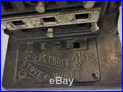 Antique Detroit Stove Works Cast Iron Jewel Range Jr Salesman Sample Stove -Rare