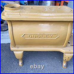 Antique Dudley Cast Iron Oven Stove, Fireplace, 34x26x14