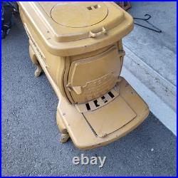 Antique Dudley Cast Iron Oven Stove, Fireplace, 34x26x14