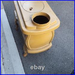 Antique Dudley Cast Iron Oven Stove, Fireplace, 34x26x14