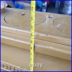 Antique Dudley Cast Iron Oven Stove, Fireplace, 34x26x14