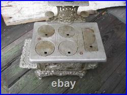 Antique EAGLE Lancaster Brand Cast Iron Salesman Sample Stove Child Toy